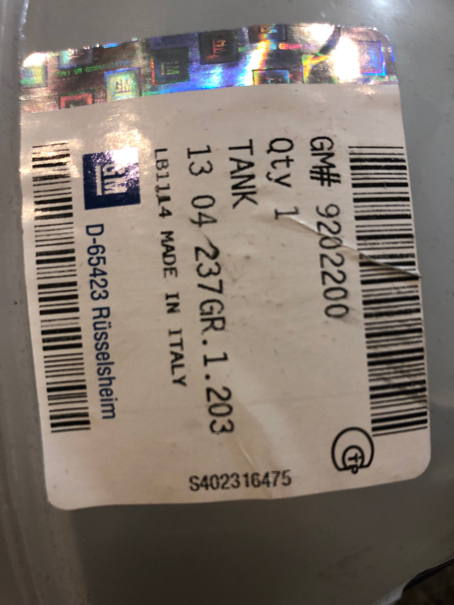 Original Opel Vectra C Ausgleichsbehälter Kühlwasser Neu