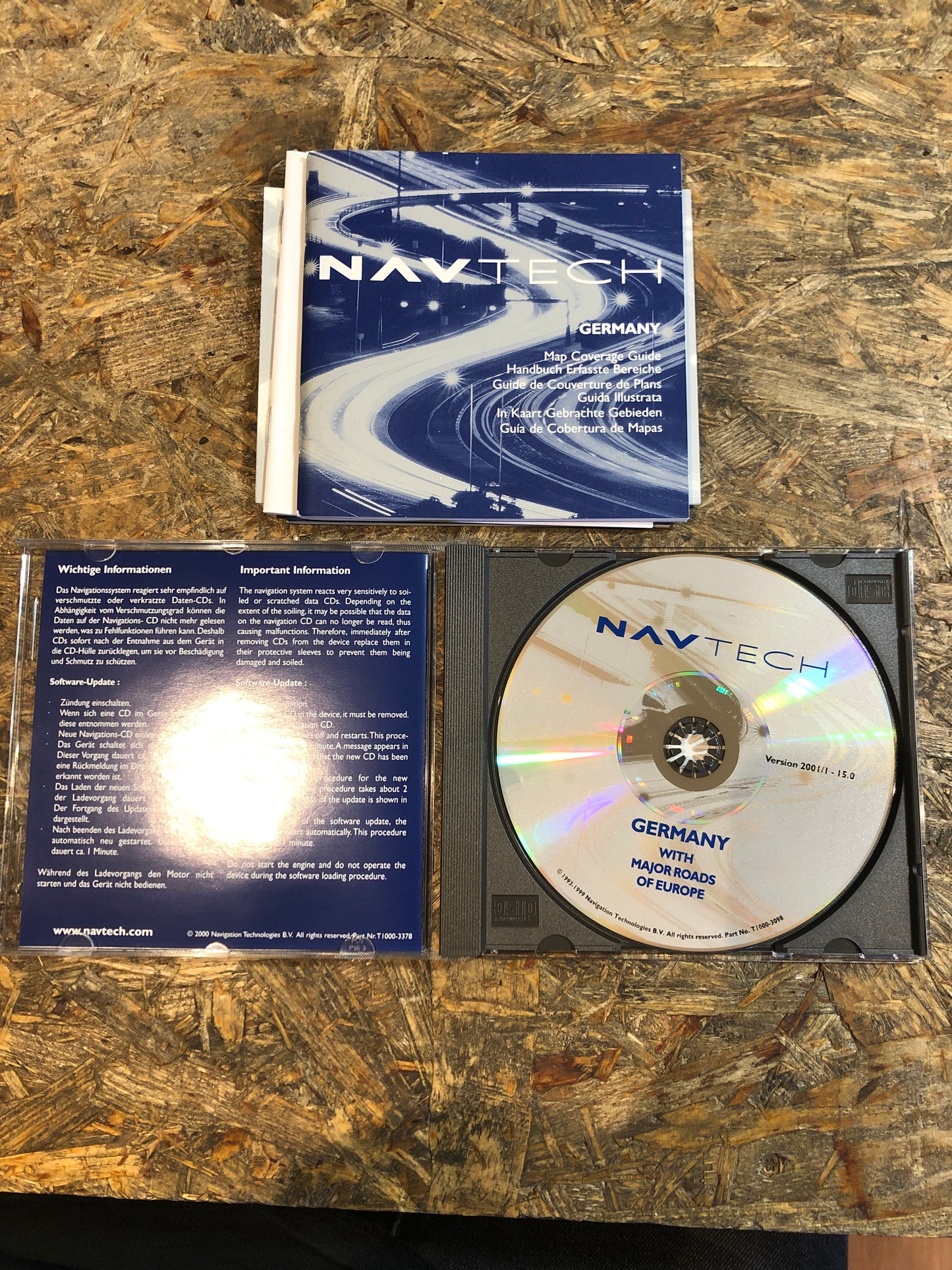 Original NAVTECH Navigations CD Germany