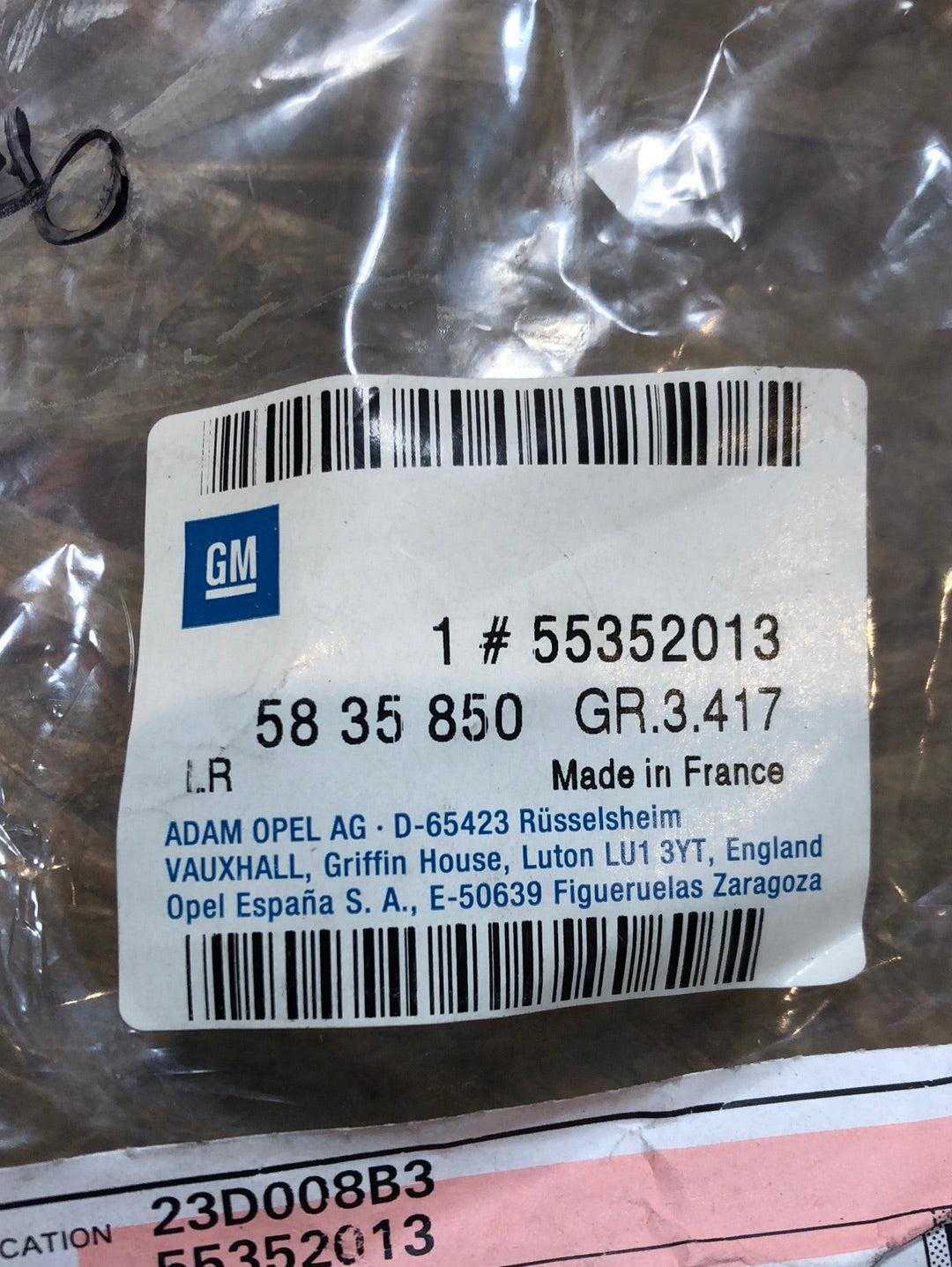 Original GM Opel Vectra C Signum Schlauch Ablauf Luftreiniger Neu