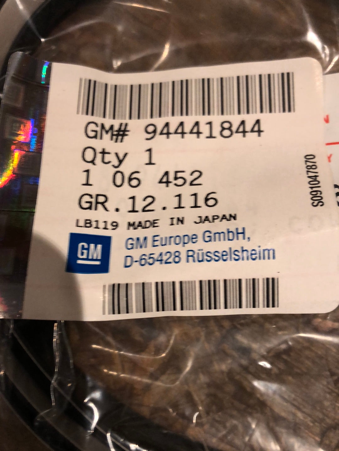 Original GM Opel Frontera A Dichtungsgummi Frontscheibe Neu