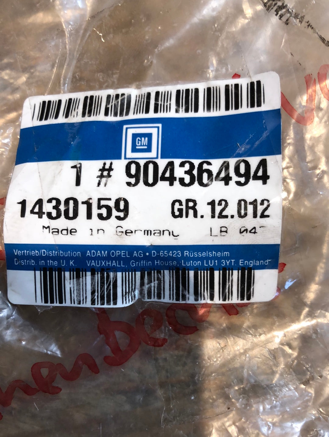 Original GM Opel Meriva A Aschenbecher Neu