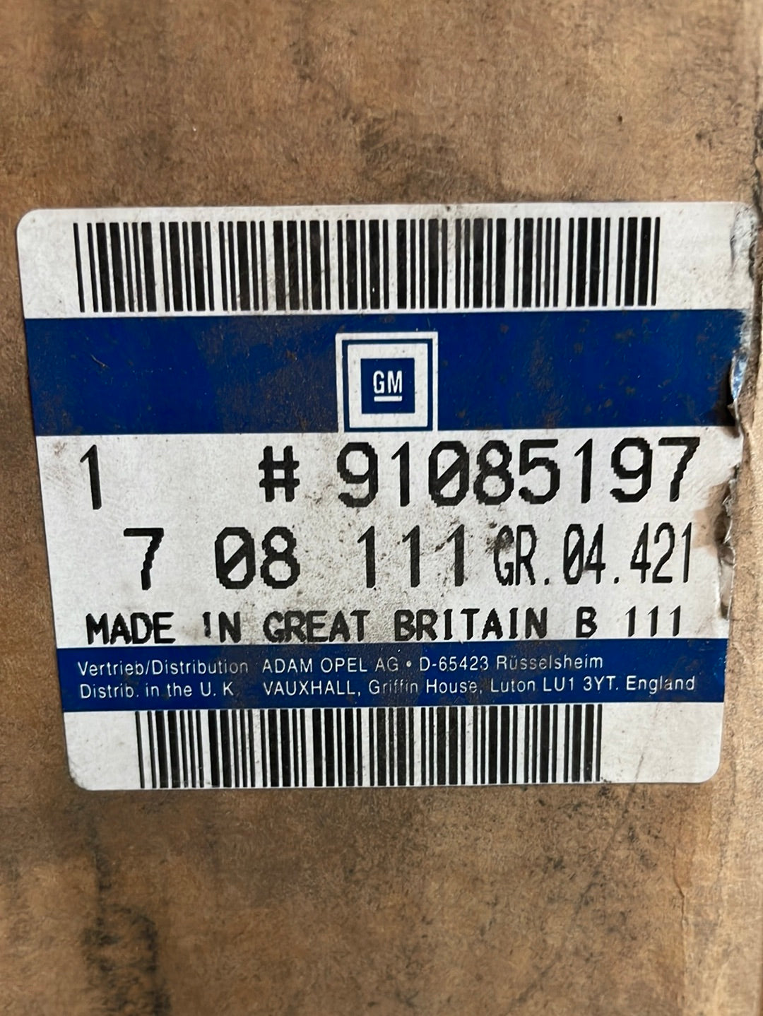 Original GM Bedford Blitz Zahnradblock Benziner/Diesel Neu