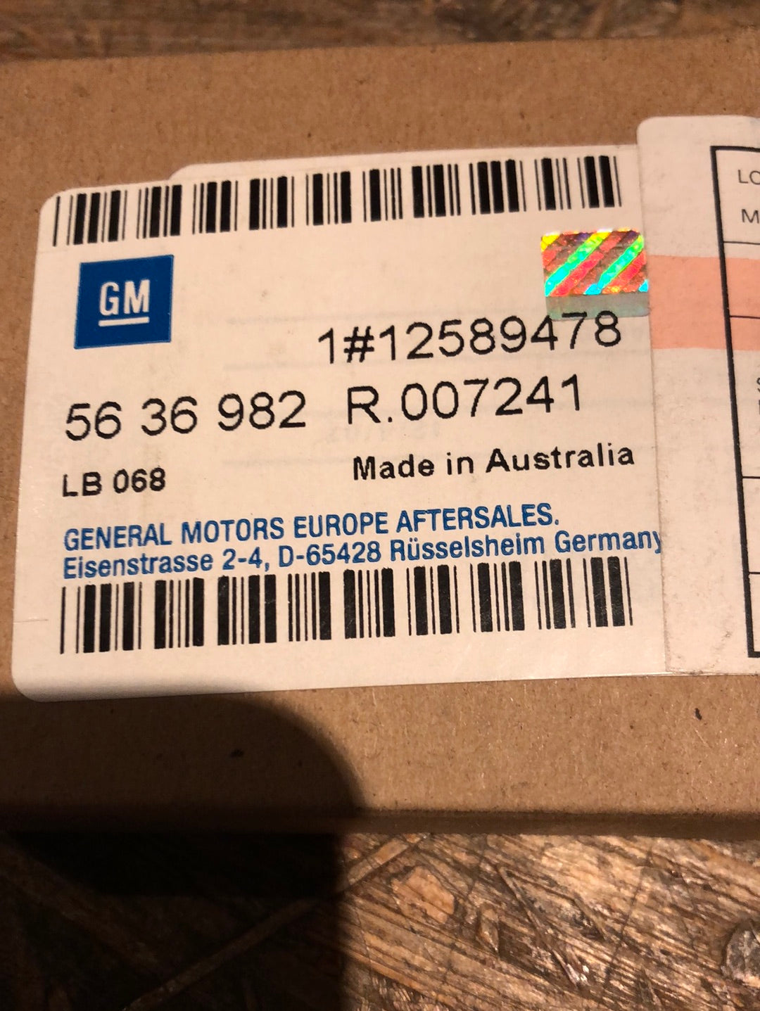 Original GM Opel Antara Dichtung Kettenspanner links Neu