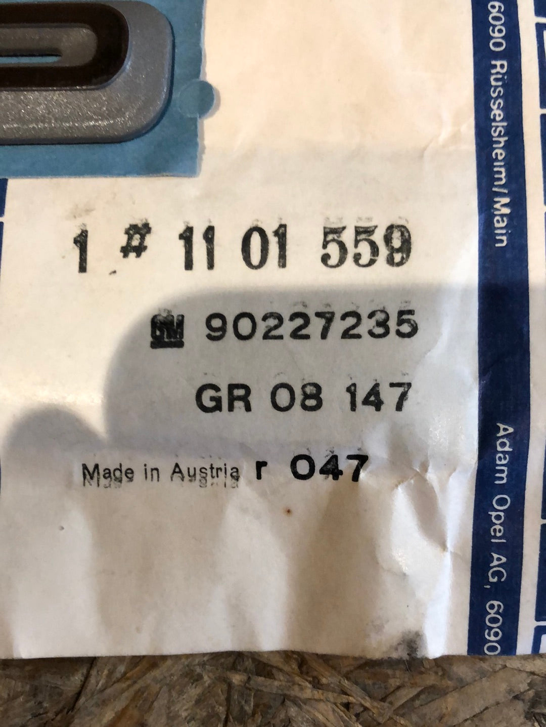 Original GM Opel Ascona C Emblem „LS“ Neu