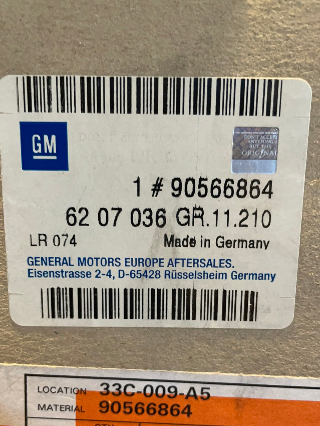 Original GM Opel Omega B Stellmotor Heckscheibenrollo Neu