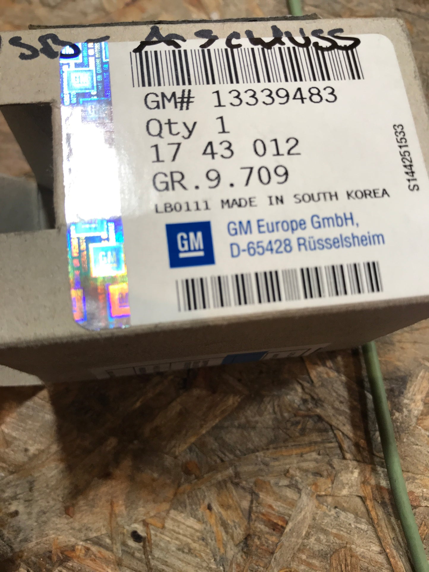 Original Opel Meriva B 1.3 1.4 CDTI 16V Schaltfläche Eingang AUX USB-Anschluss NEU