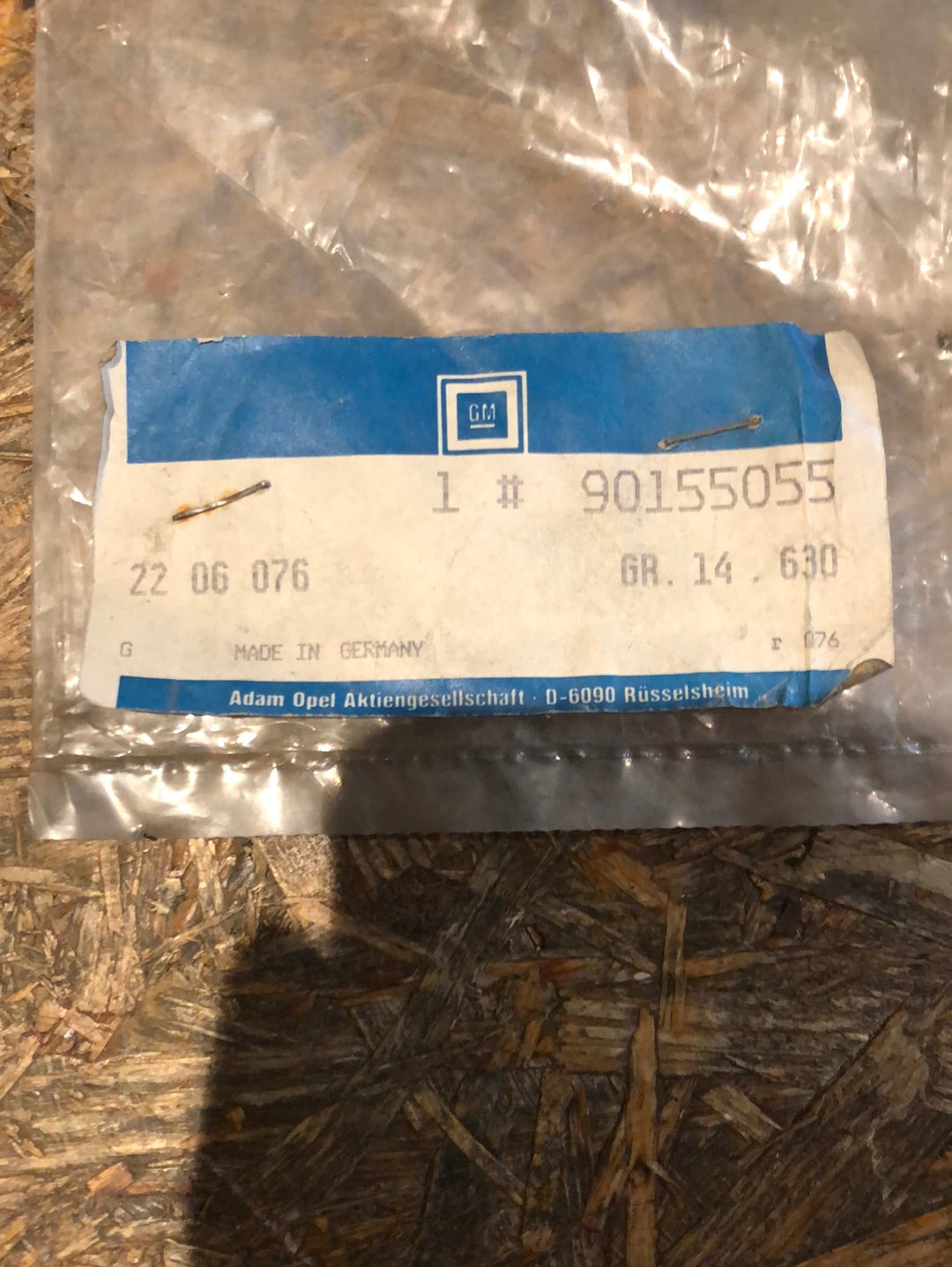Original Opel Oldtimer Flanschabdeckung anthrazit Neu