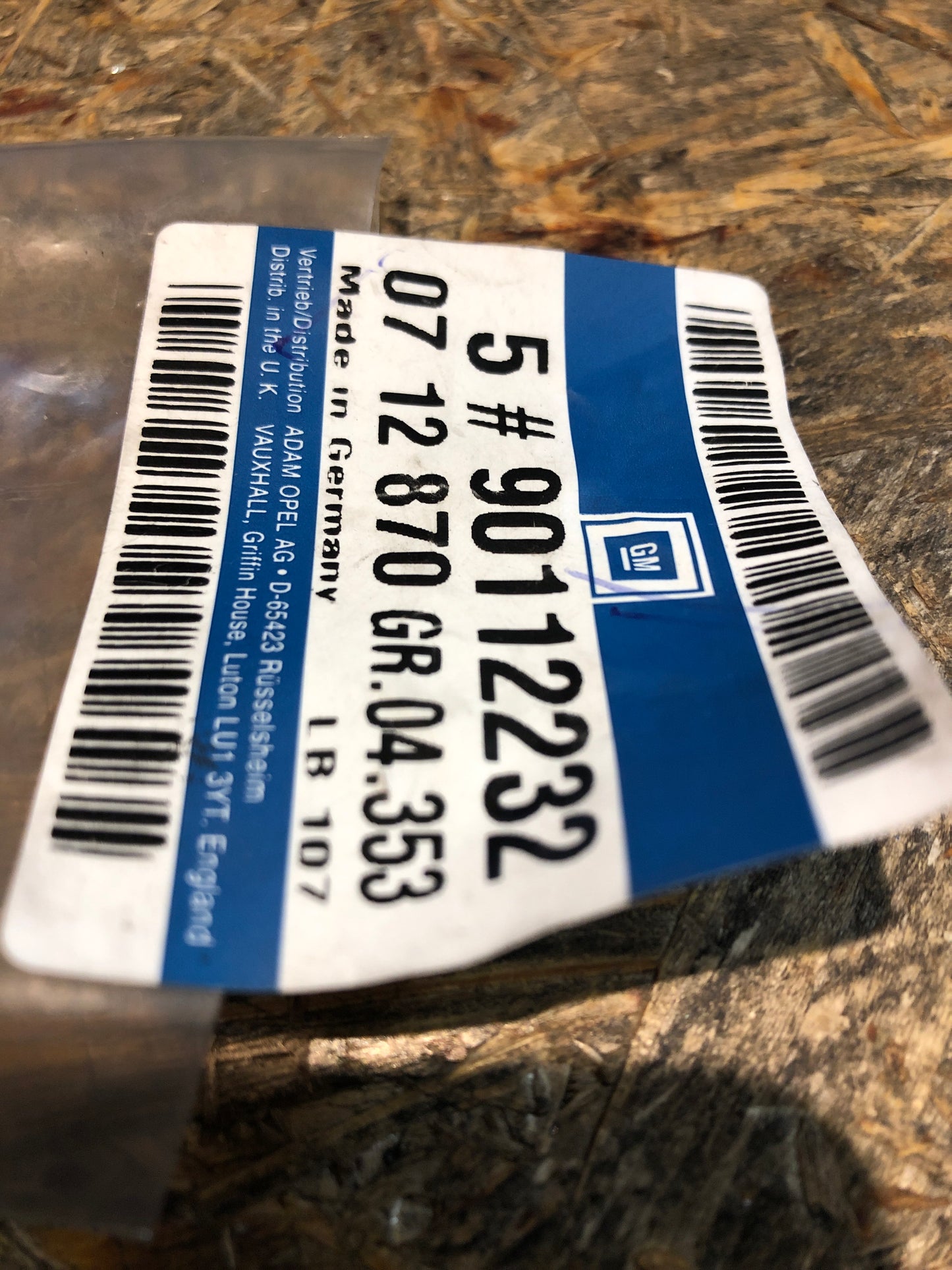 Original Opel Corsa B Tigra A Schraube Zahnradblock Neu
