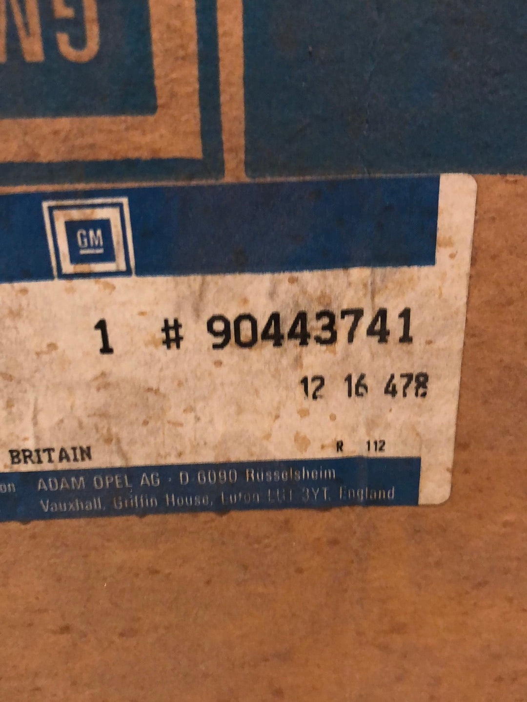 Original GM Carrello Opel Vectra A Hauptscheinwerfer Rechts Neu