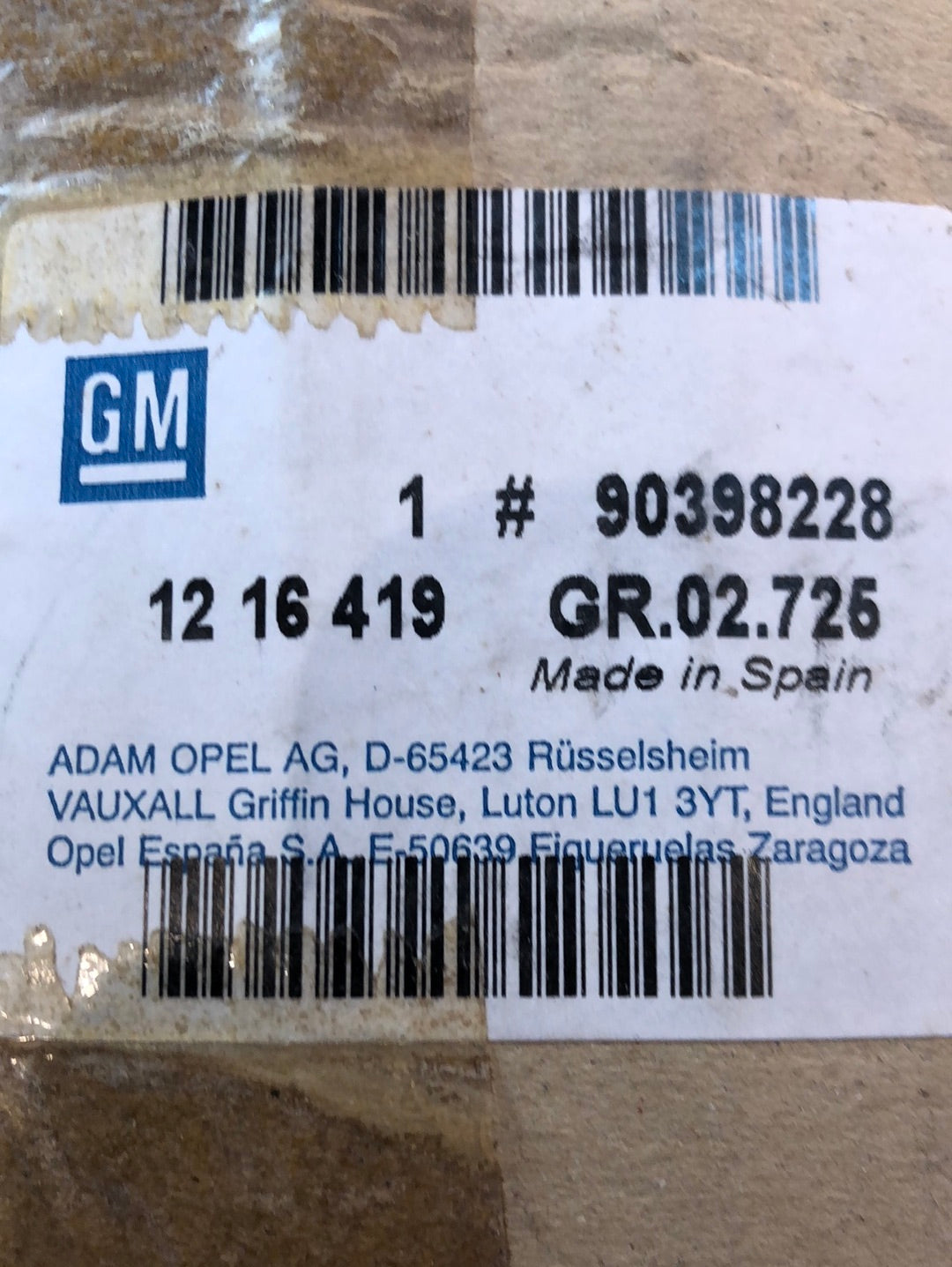 Original GM Opel Corsa A Scheinwerfer links Neu