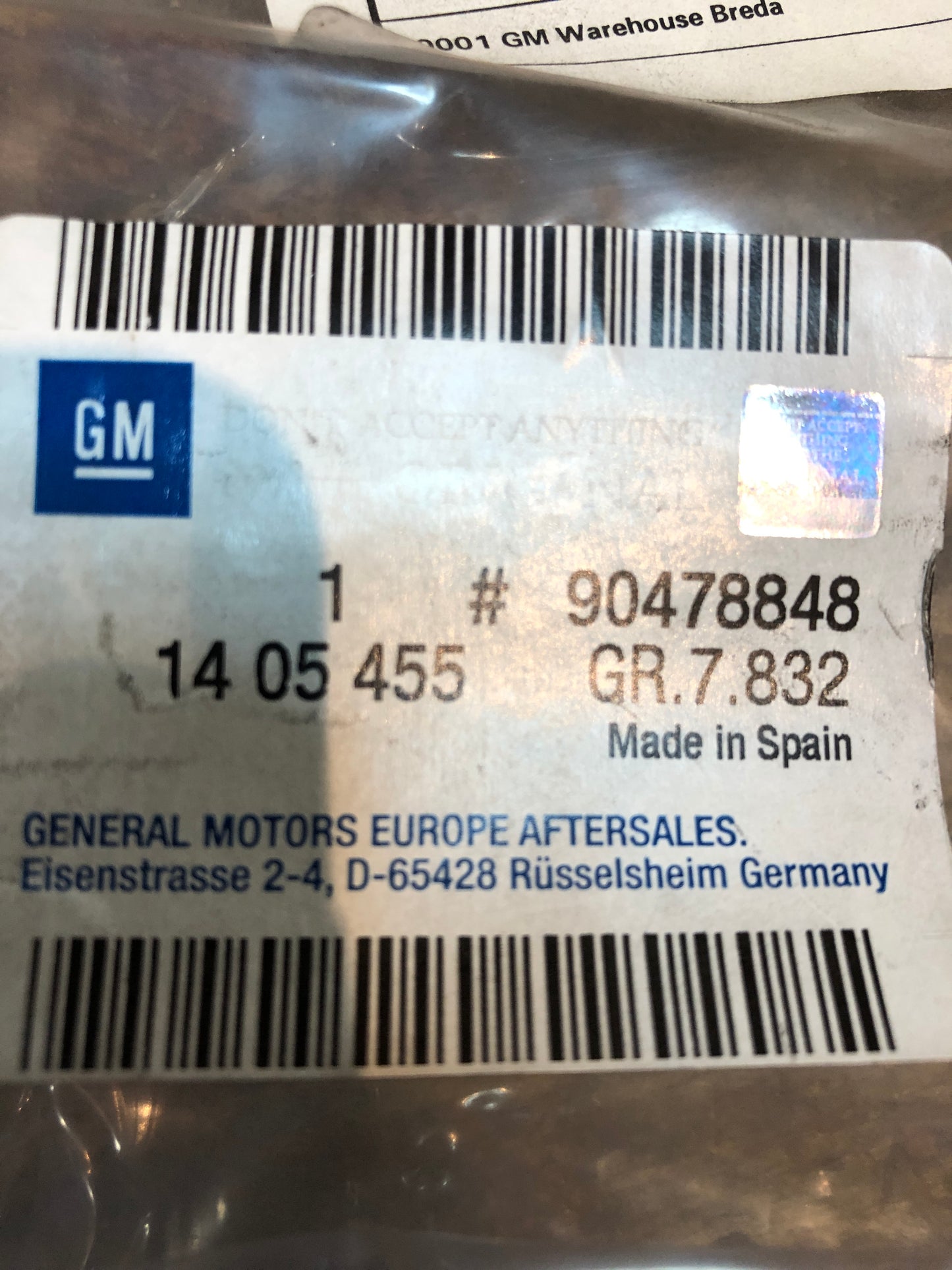 Original GM Opel Corsa B Tigra A Klappe Abschleppöse Neu