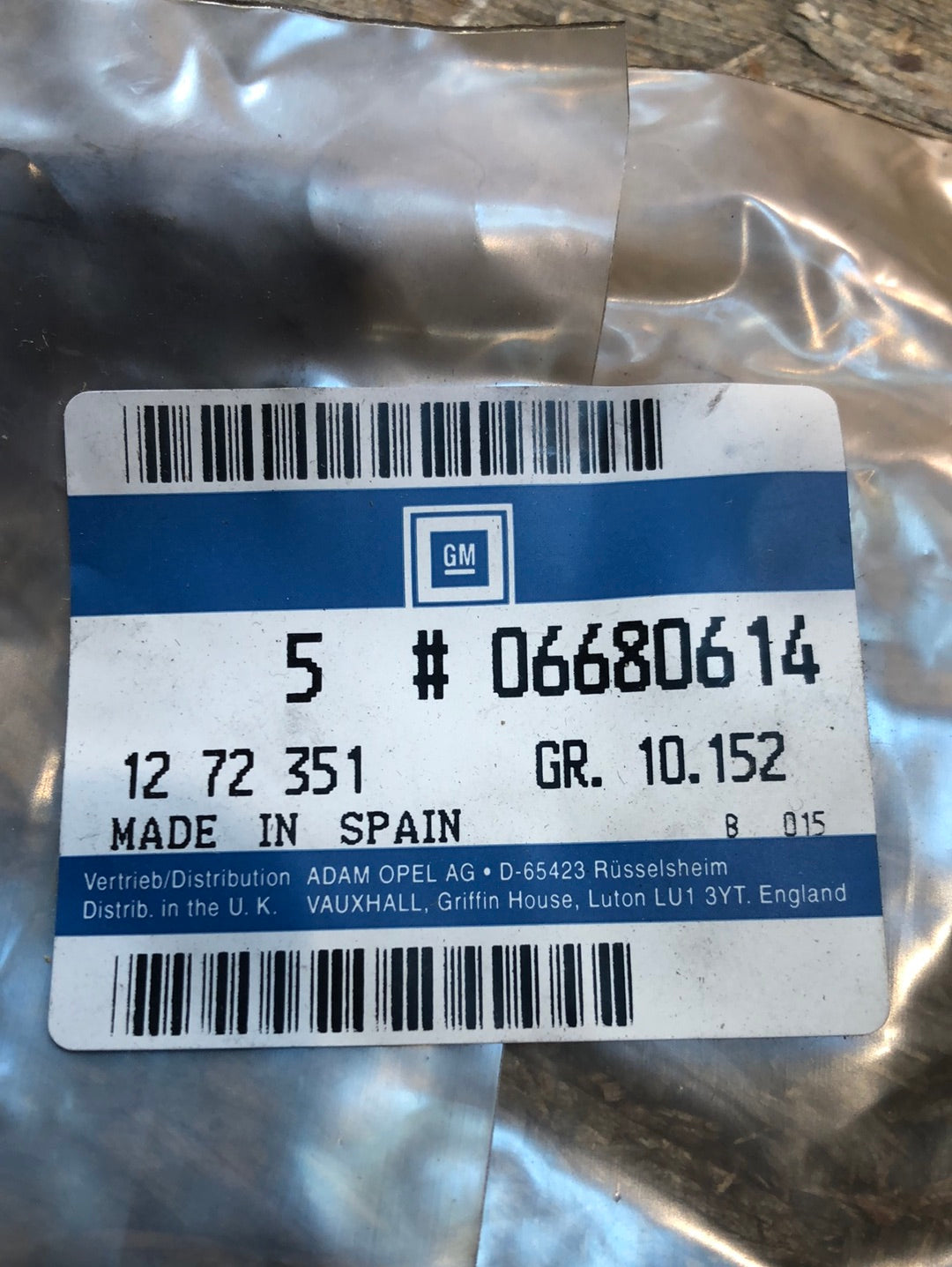 Original GM Opel Corsa A Fensterkurbel schwarz Neu