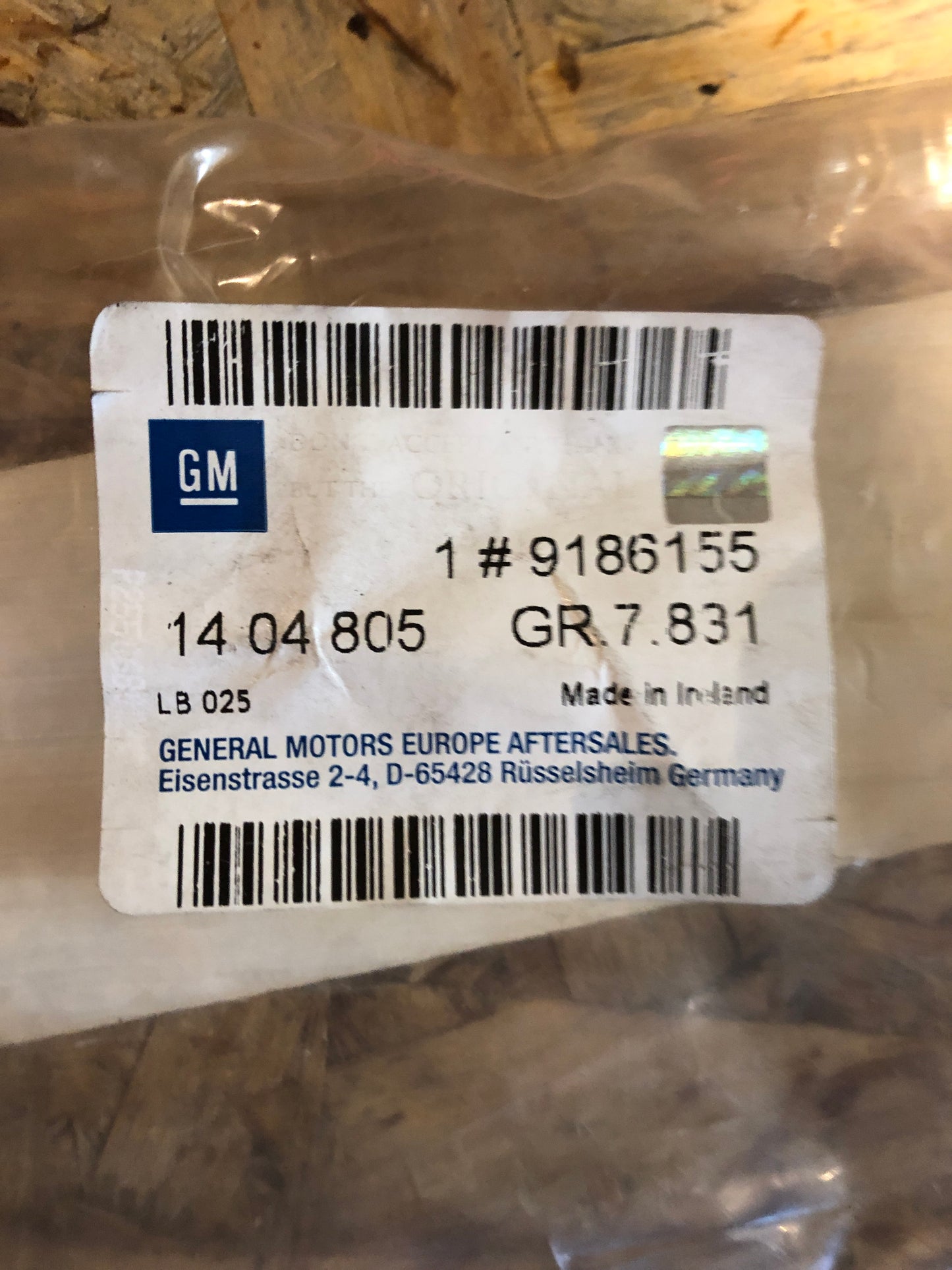 Original GM Opel Vectra C Einsatz Stoßstange Hinten Neu