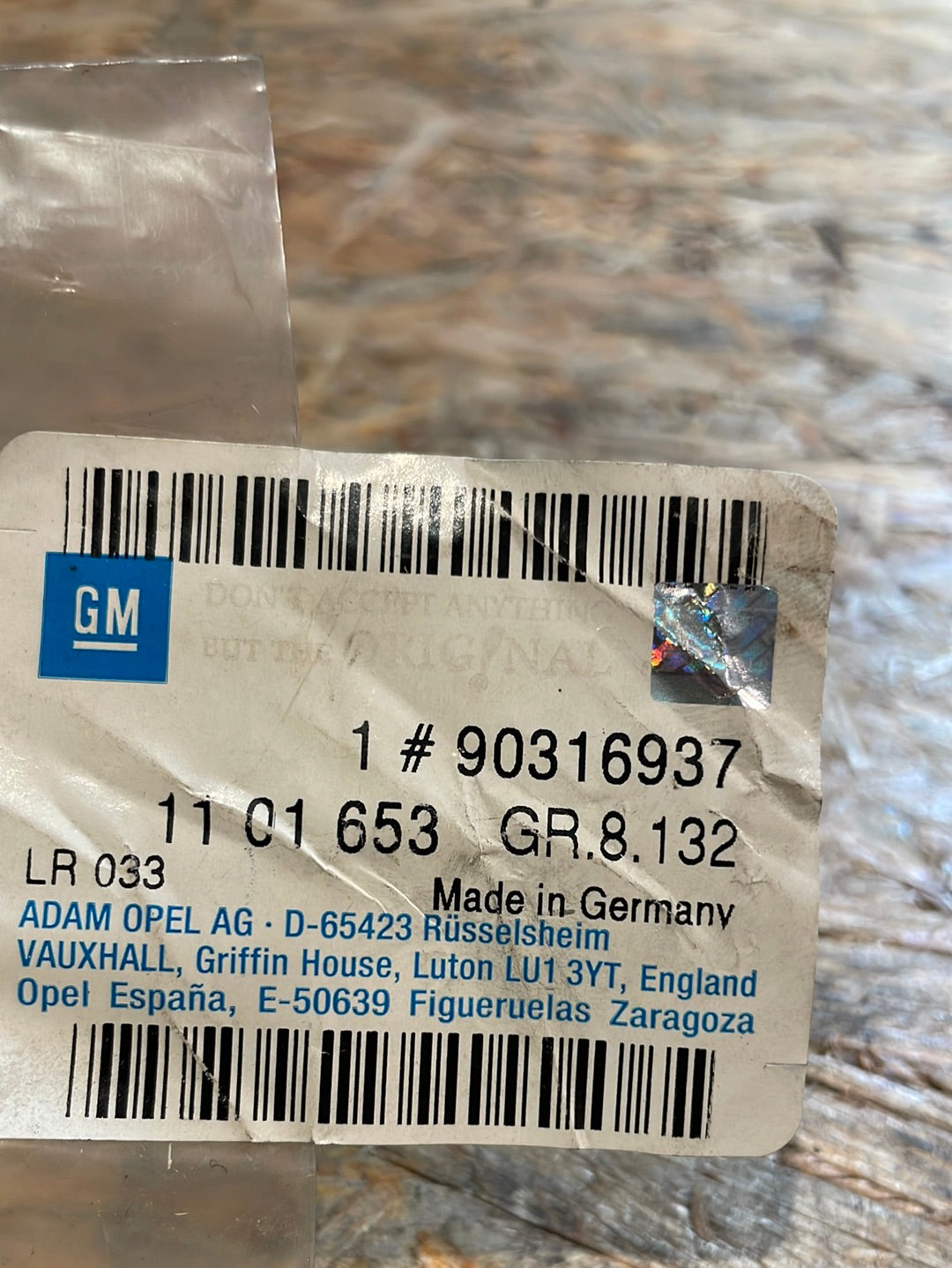 Original GM Opel Calibra Zierleiste Windschutzscheibe Neu