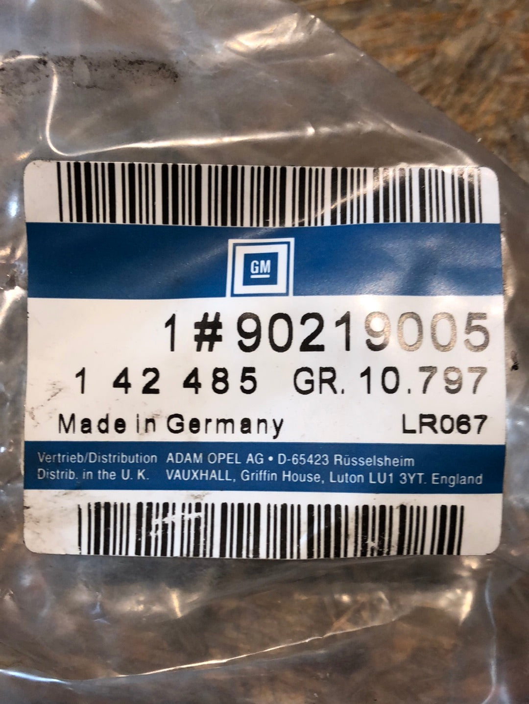 Original GM Opel Manta B Rekord E Senator A Monza Fensterkurbel beige Neu