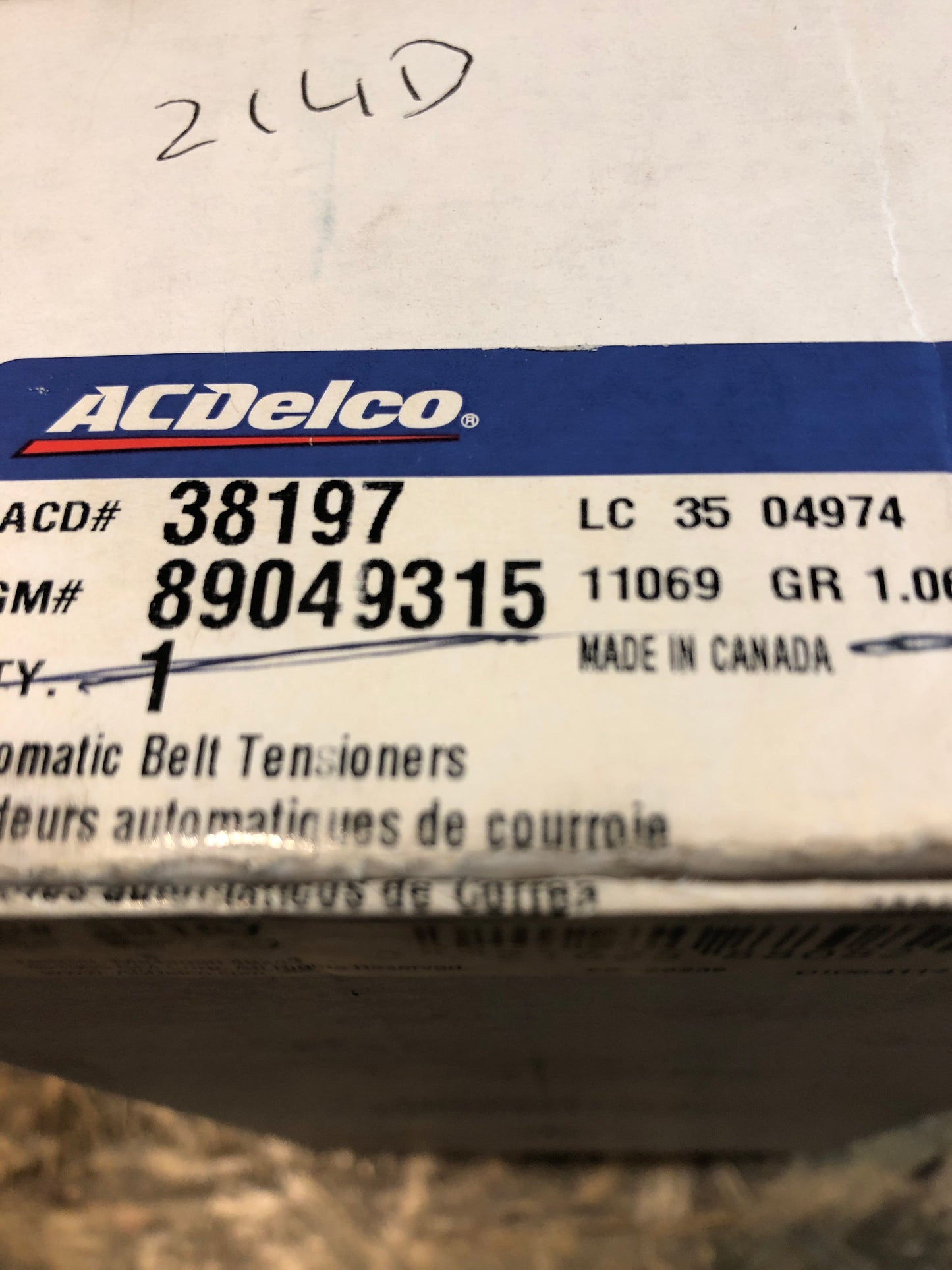 Original Delco Cadillac DTS Deville Eldorado Seville Umlenkrolle Neu