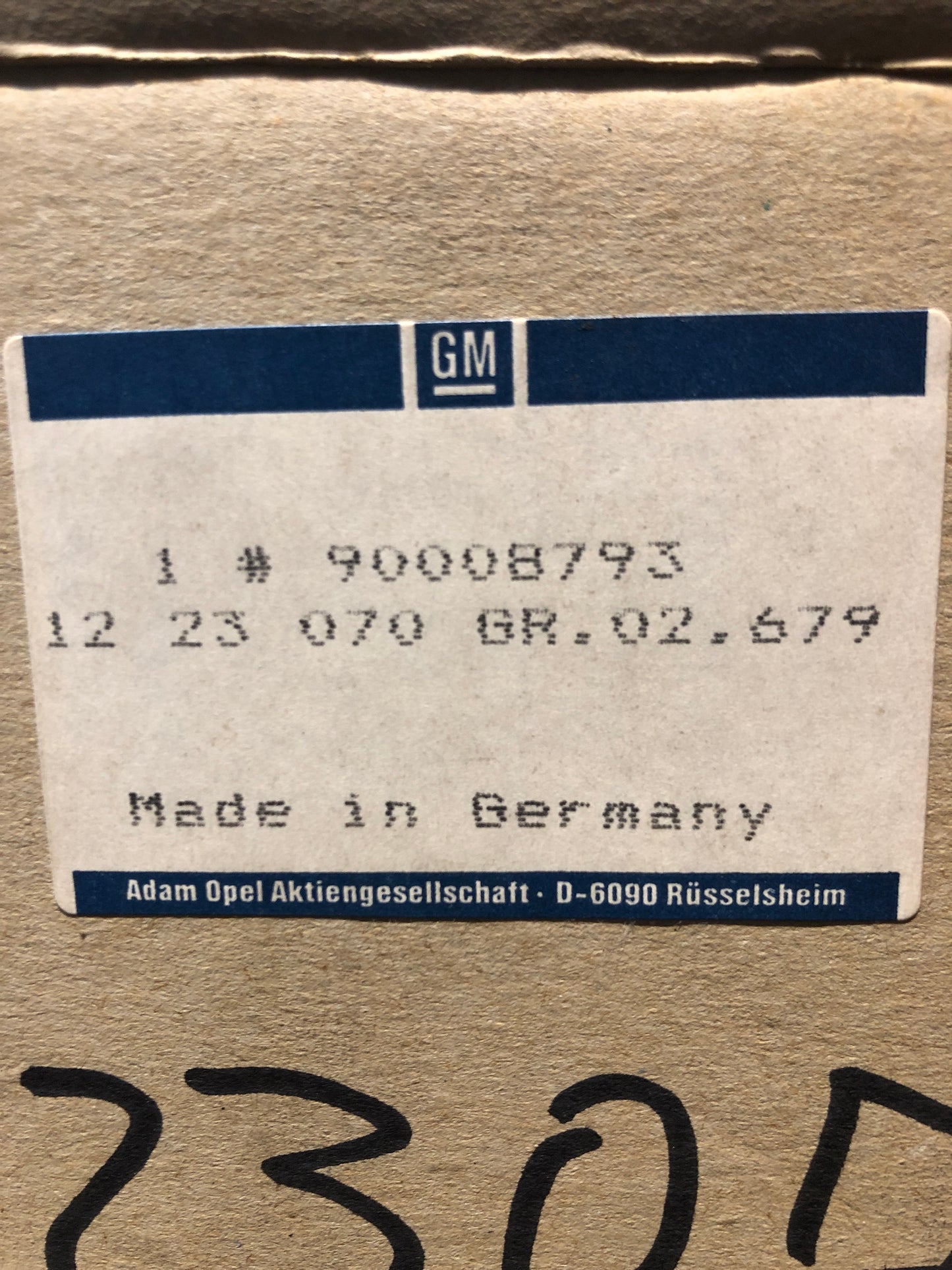 Original GM Opel Ascona C Heckleuchte links Neu