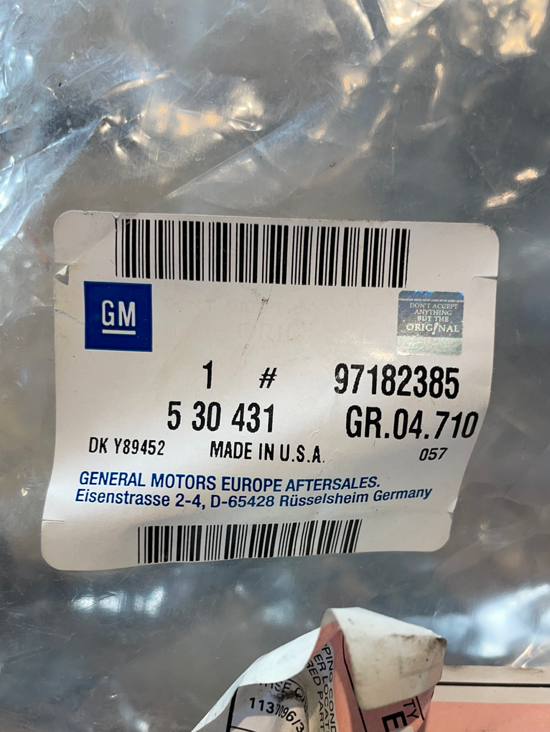 Original GM Opel Frontera B ABS Sensor vorne rechts Neu