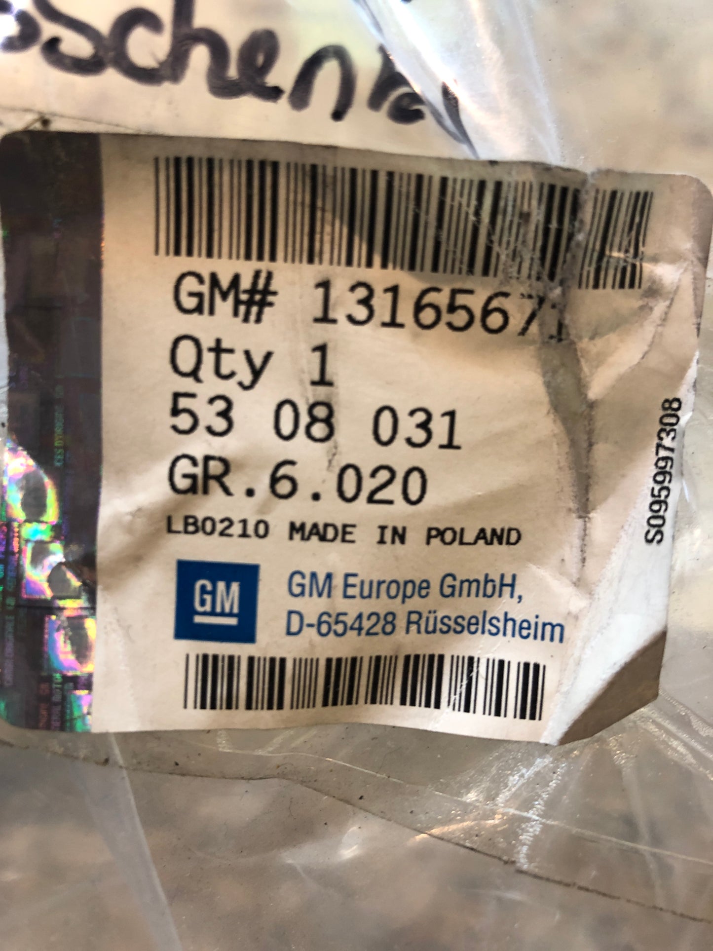 Original GM Opel Astra G Zafira A Achsschenkel Neu