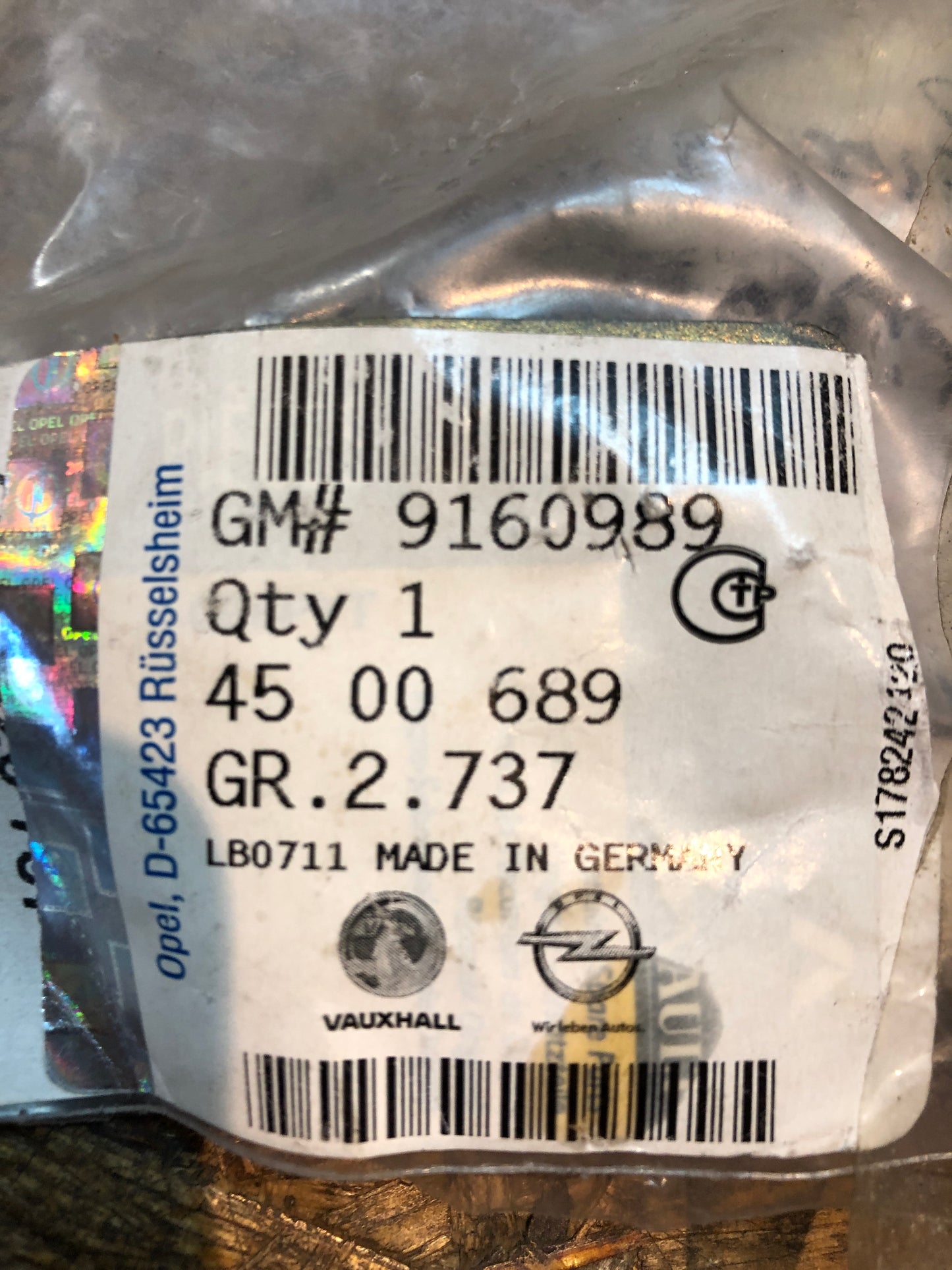 Original GM Opel Movano Leuchtweitenregulierung Neu