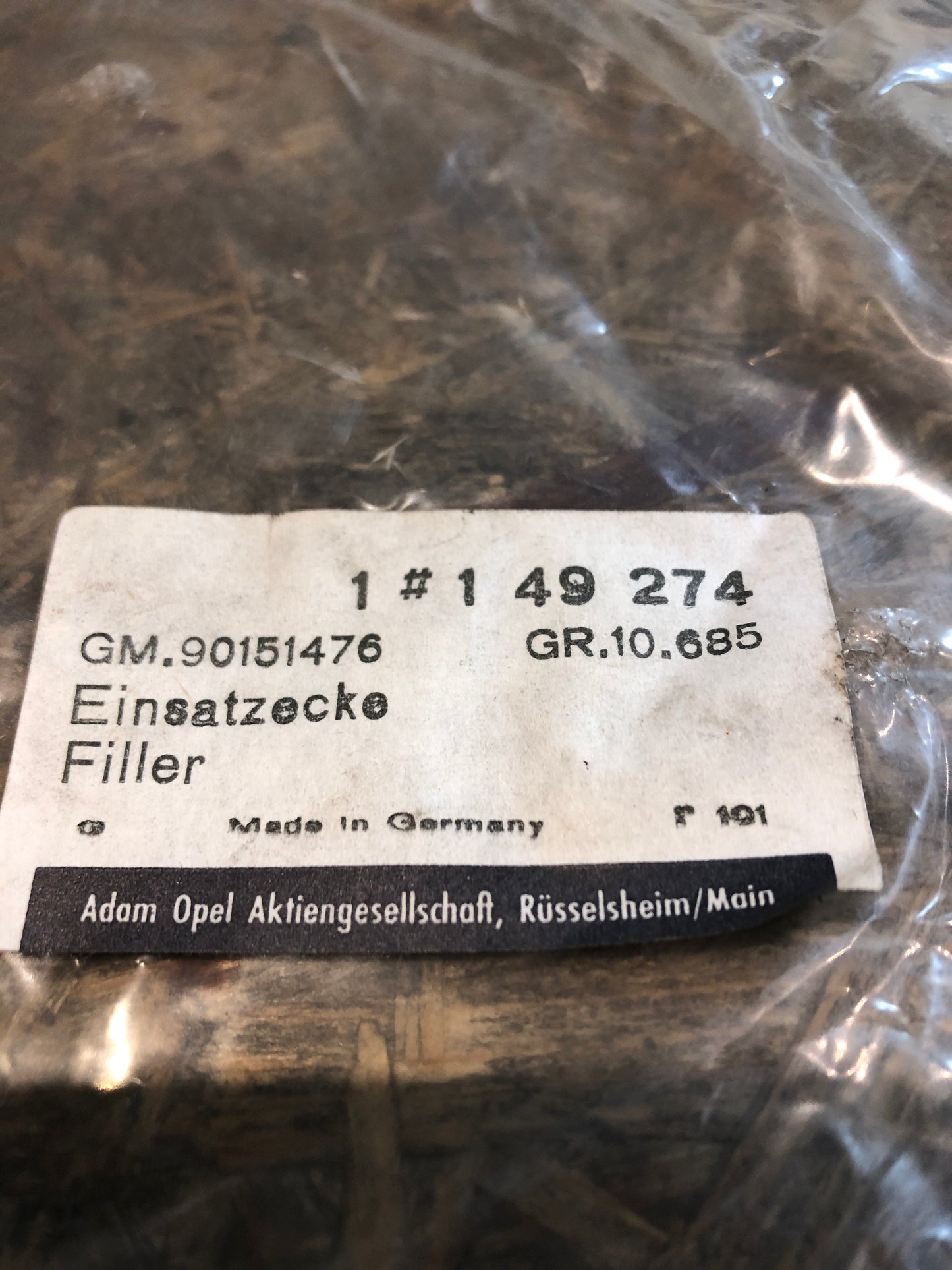 Original Opel Ascona C Einsatzecke Karosserie Neu