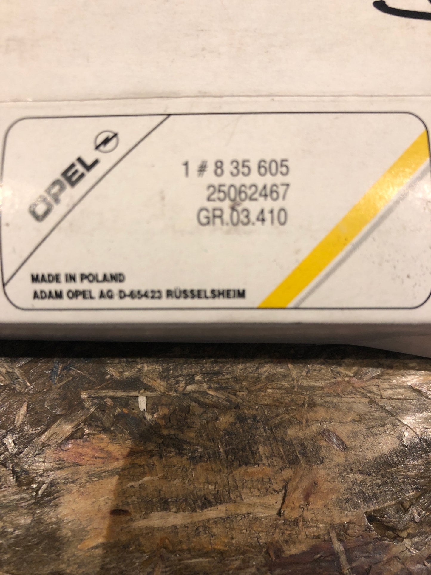 Original GM Opel Astra F Luftfilter Neu