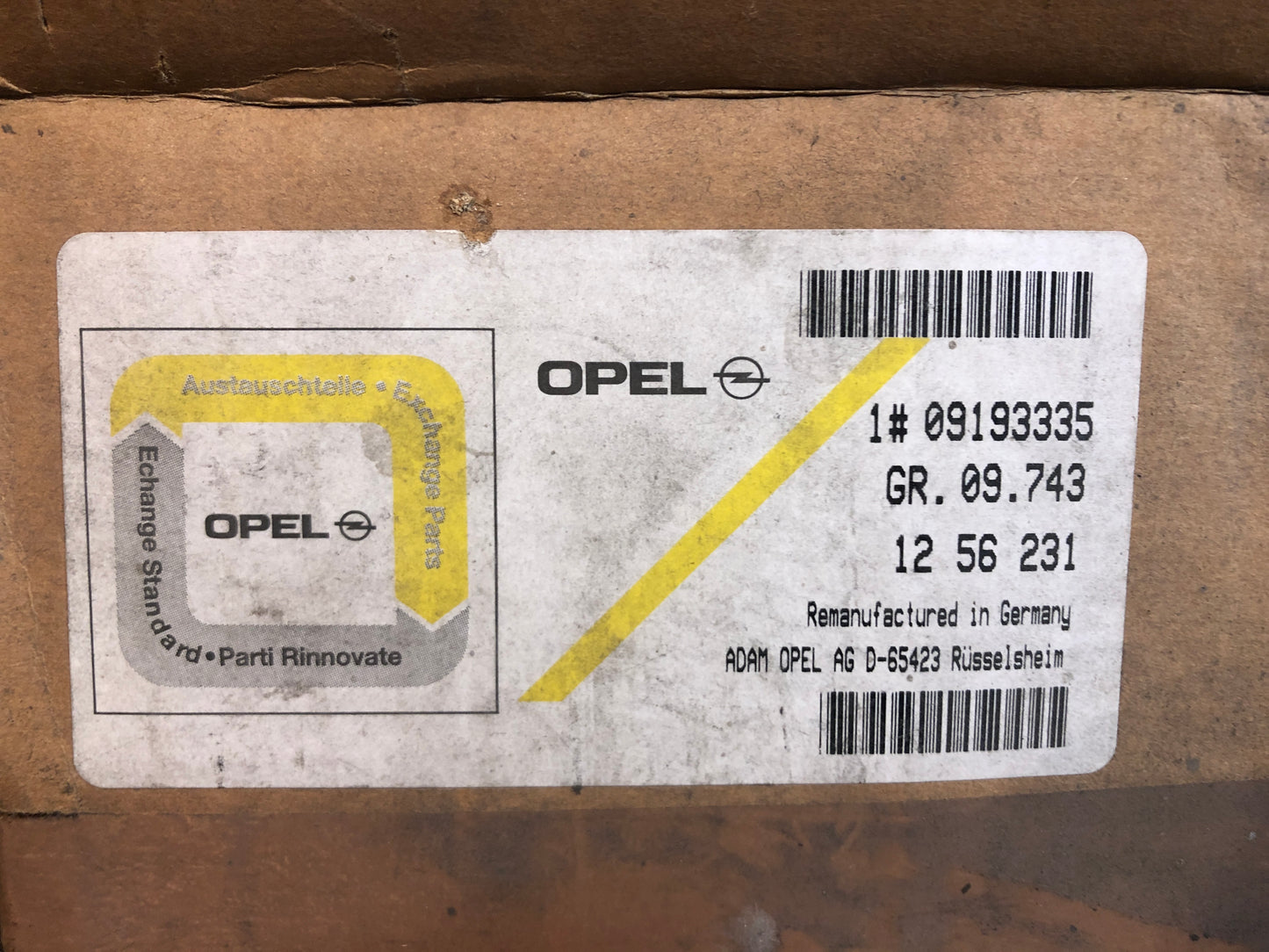 Original Opel Astra G Instrumententafel Neu