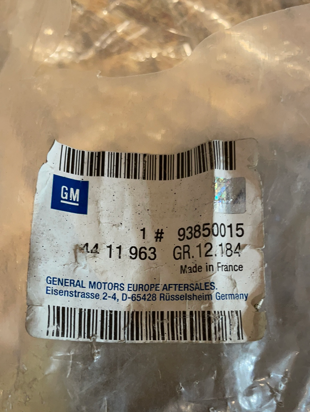 Original GM Opel Vivaro A Türscharnier hinten Neu