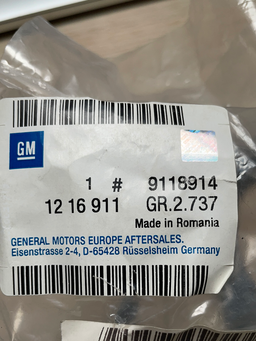 Original GM Opel Zafira Dichtung Scheinwerfer vorne links Neu
