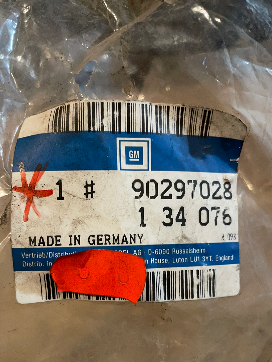 Original GM Opel Vectra A GLS Sperre Tür hinten links Neu