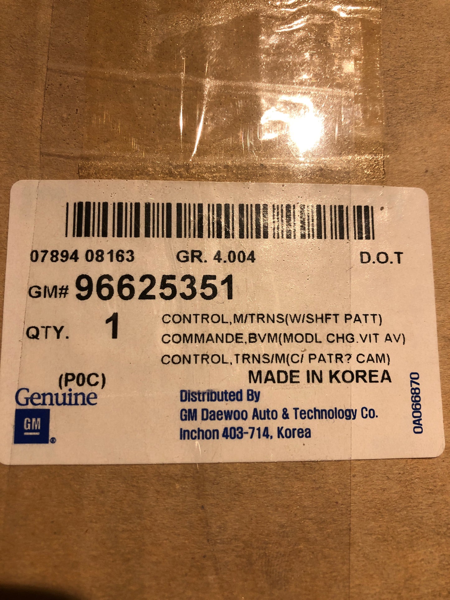 GM Chevrolet Captiva Schaltung Schalthebel Gangschaltung Neu