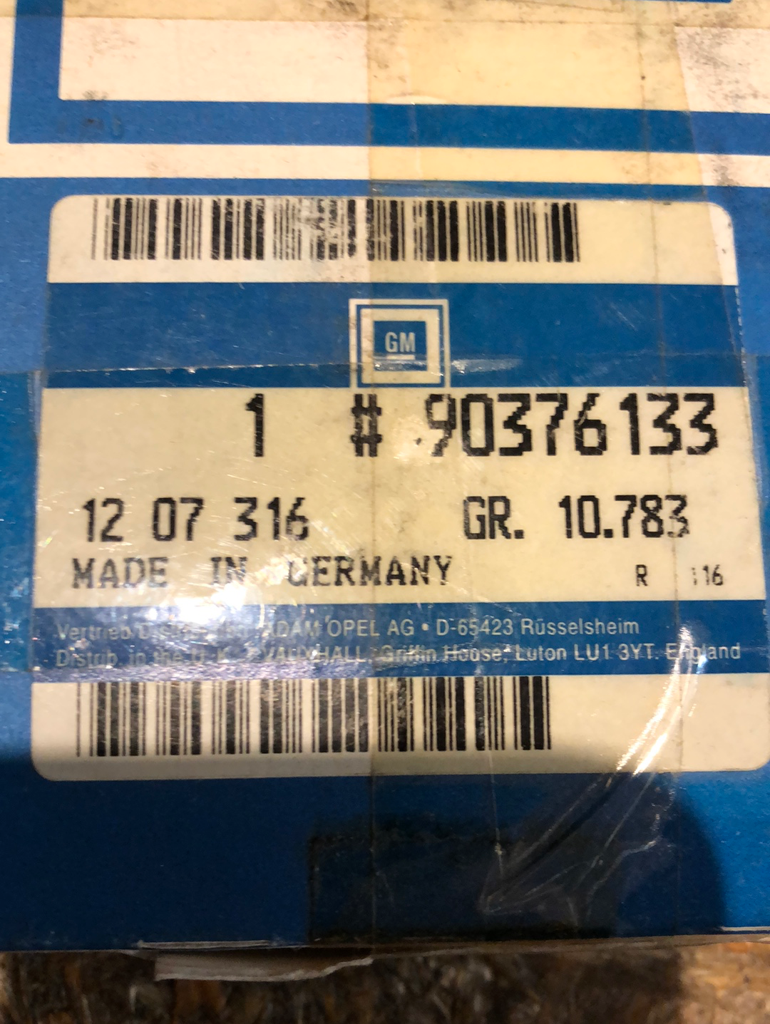 Original GM Opel Omega A Schiebedachmotor Neu