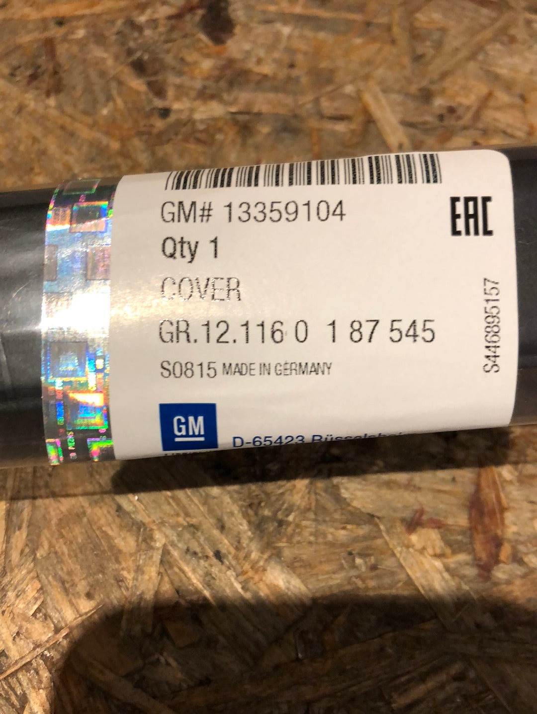 Original GM Opel Adam Abdeckung Dachrinne rechts Anthrazit Neu