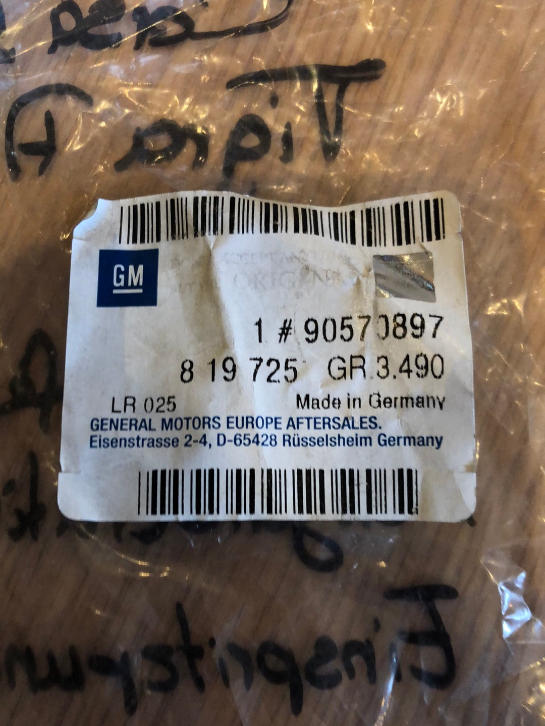 Original GM Opel Corsa B Tigra A Dämpfer Mengenbetätigung Einspritzpumpe Neu