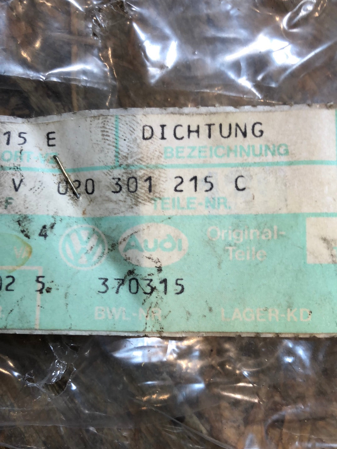 Original VW Golf 1 2 Jetta 2 Scirocco 2 Dichtung Getriebegehäusedeckel Neu