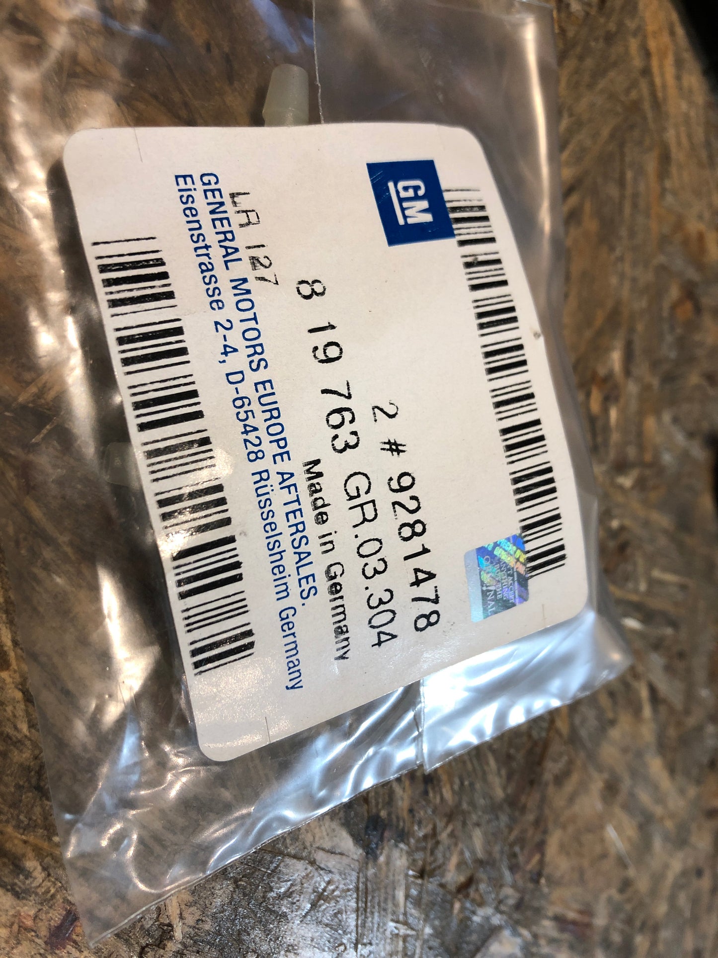 Original Opel Astra G F Corsa B Schlauchverbinder Kraftstoffverteiler Neu