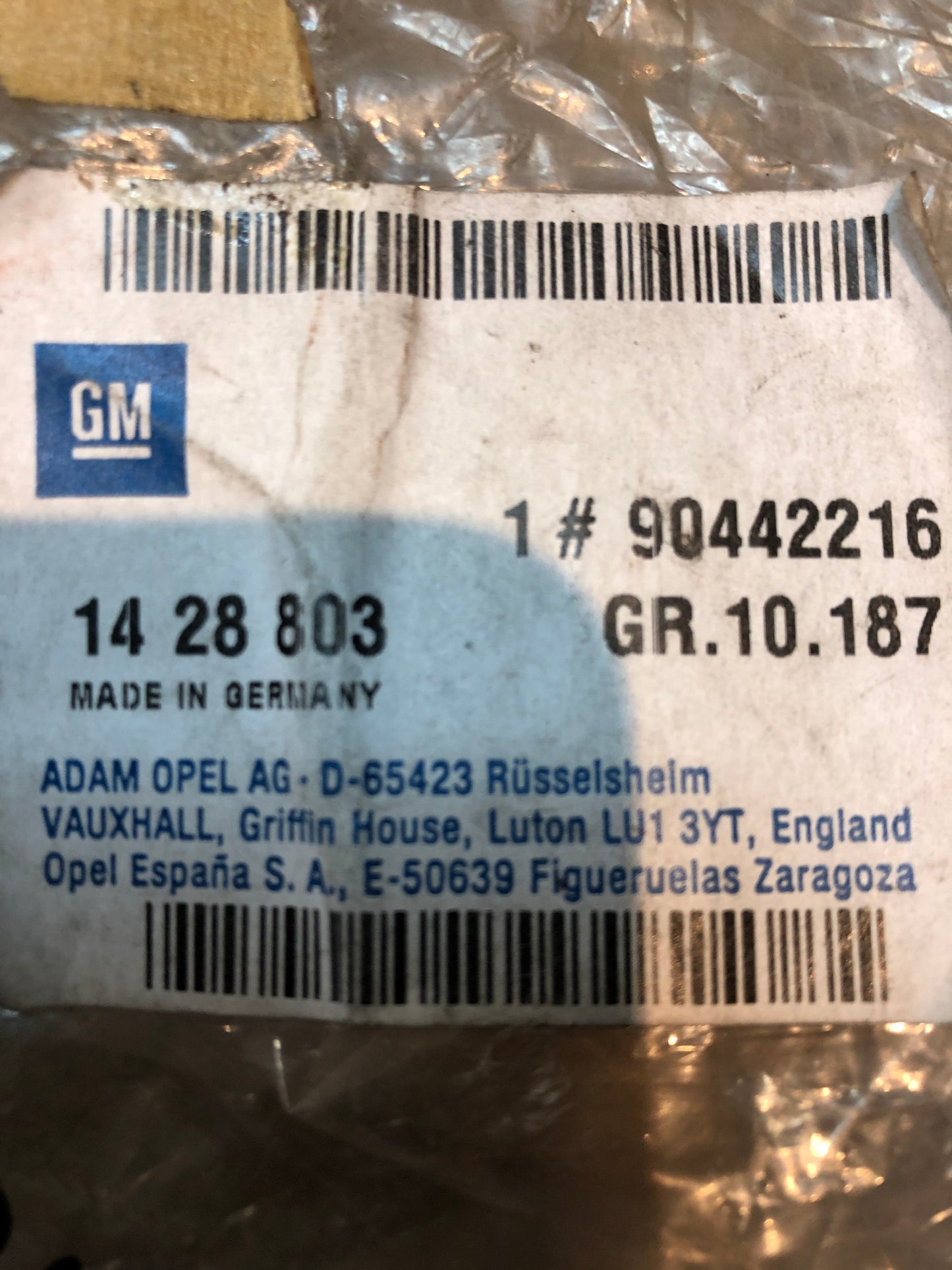 Original GM Opel Kadett E Spiegelgehäuse Links Neu