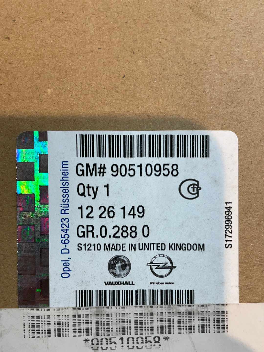 Original GM Opel Astra F Blinker vorne links Neu