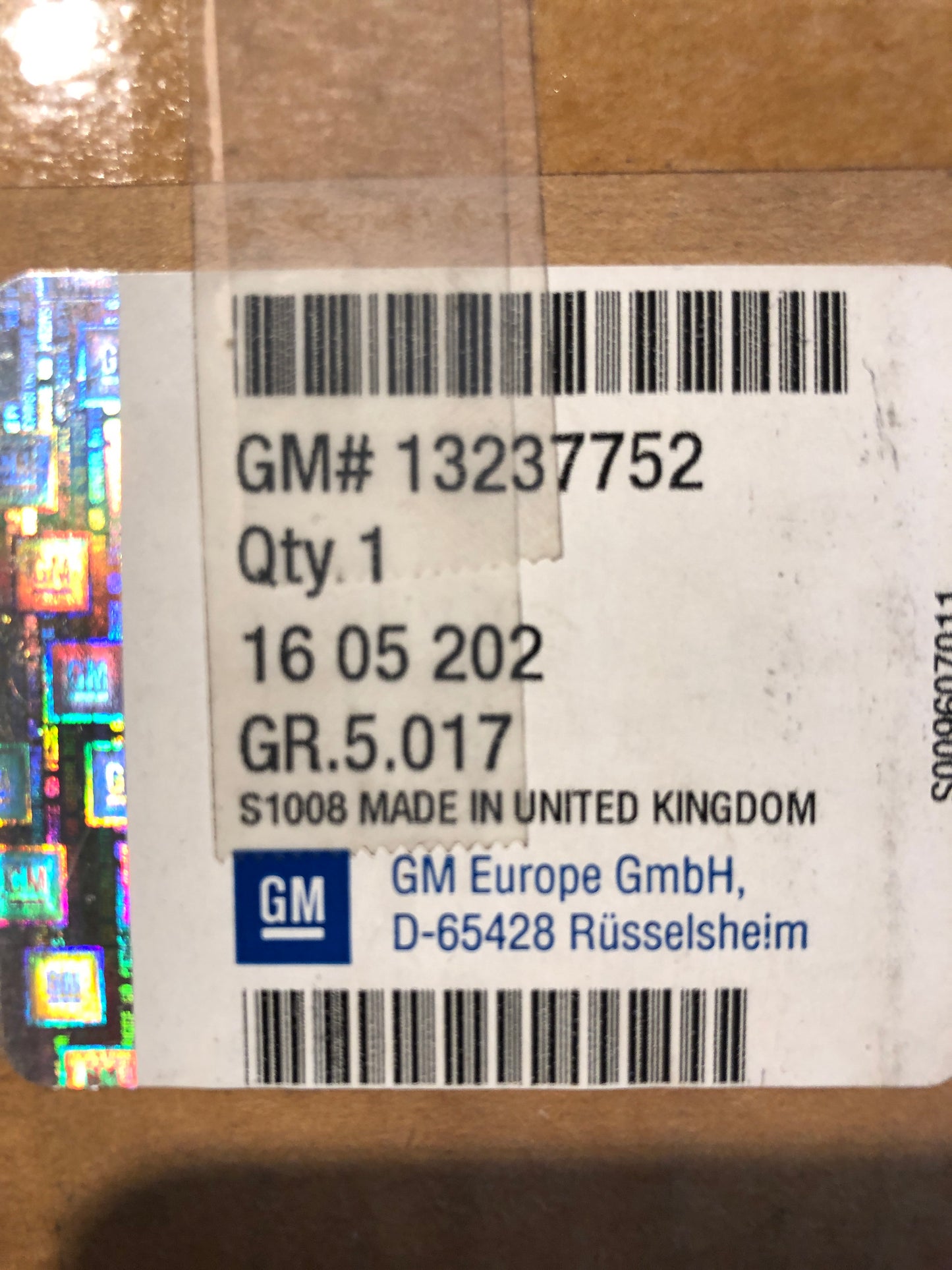 Original GM Opel Insignia A Satz Bremsklötze Neu