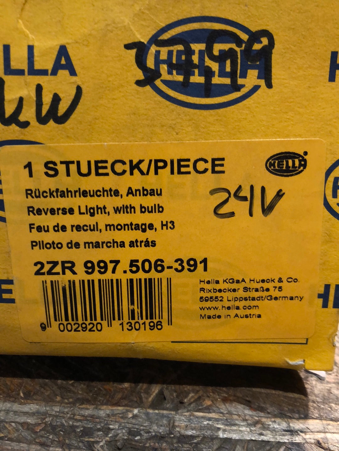 Original Hella LKW Rückfahrleuchte Neu