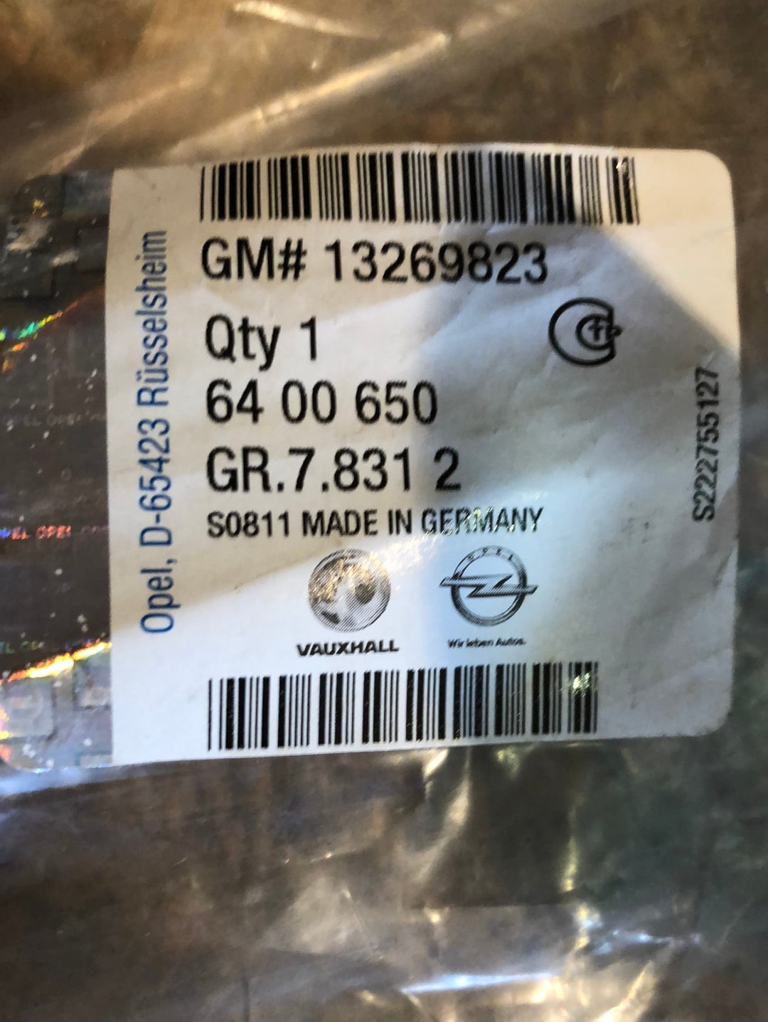 Original GM Buick Regal Windabweiser Neu