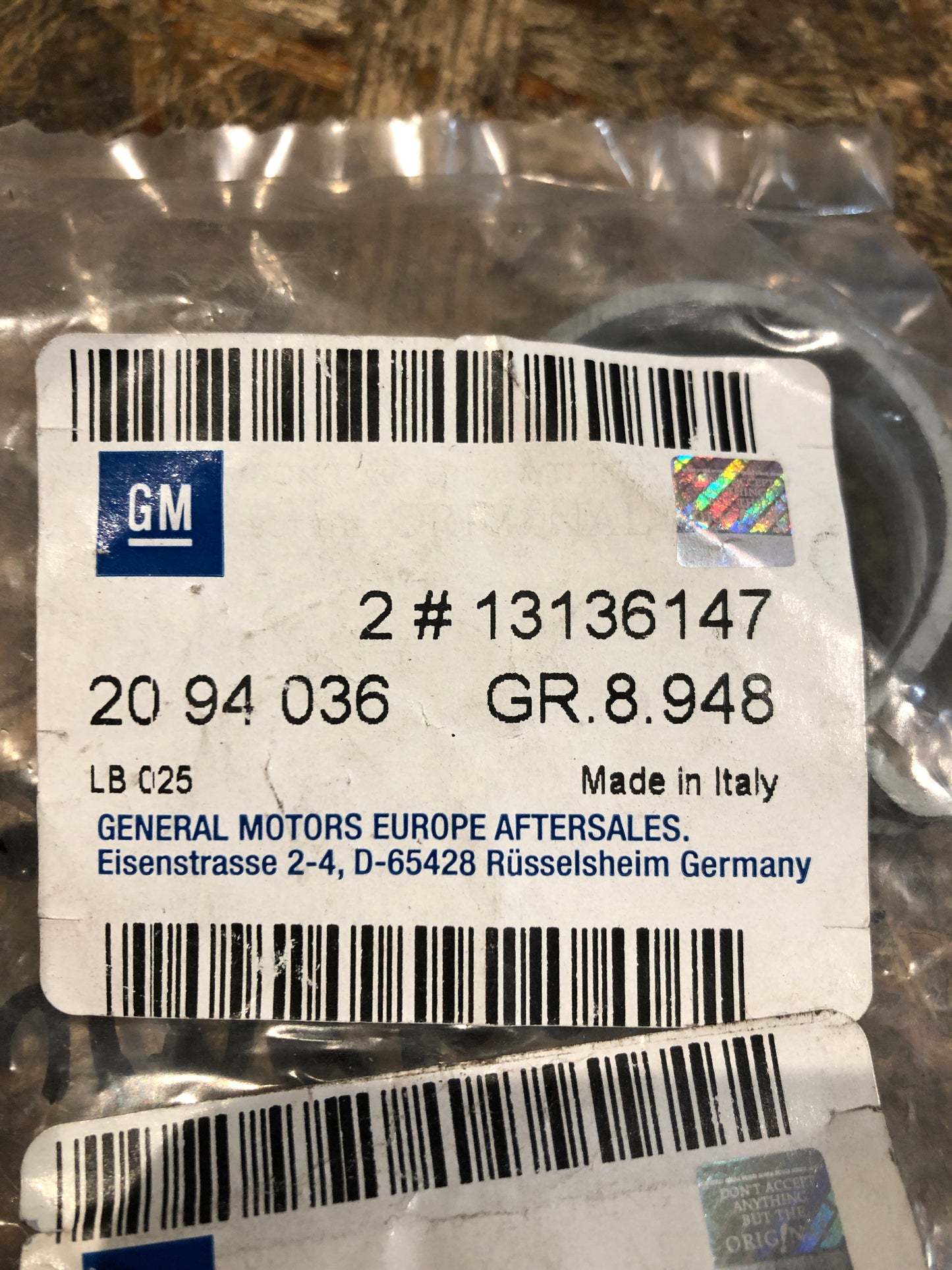 Original GM Saab Schlauchklemmen Neu