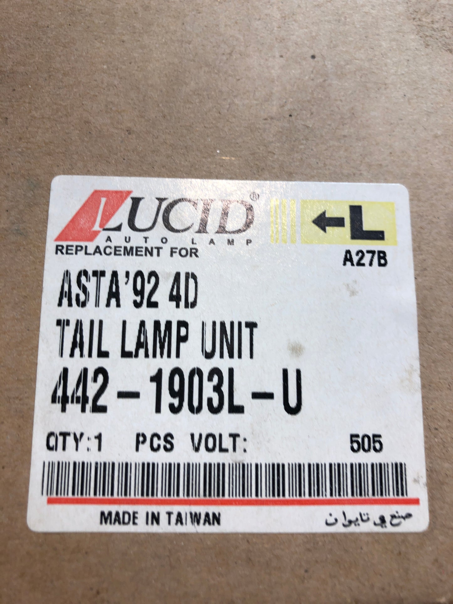 Lucid Opel Astra 94 Rückleuchte links Neu