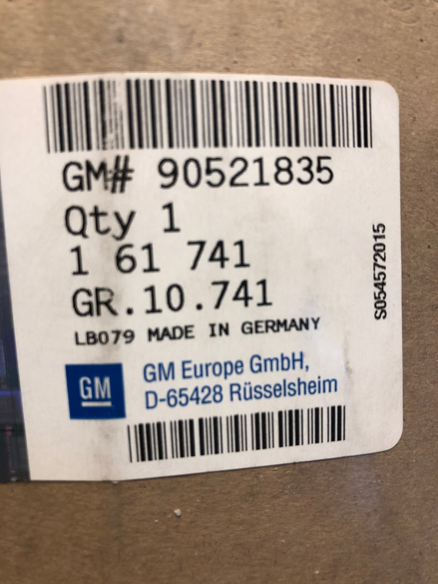 Original Opel Astra G Zafira A Scheibe Dreieck hinten links Neu