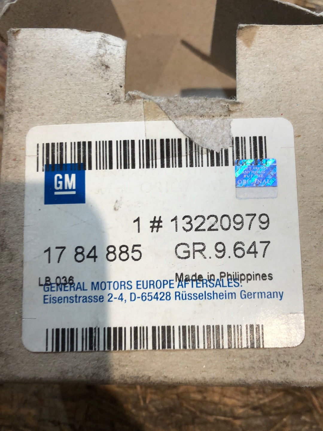 Original GM Opel Zafira B Antennenfuß Neu