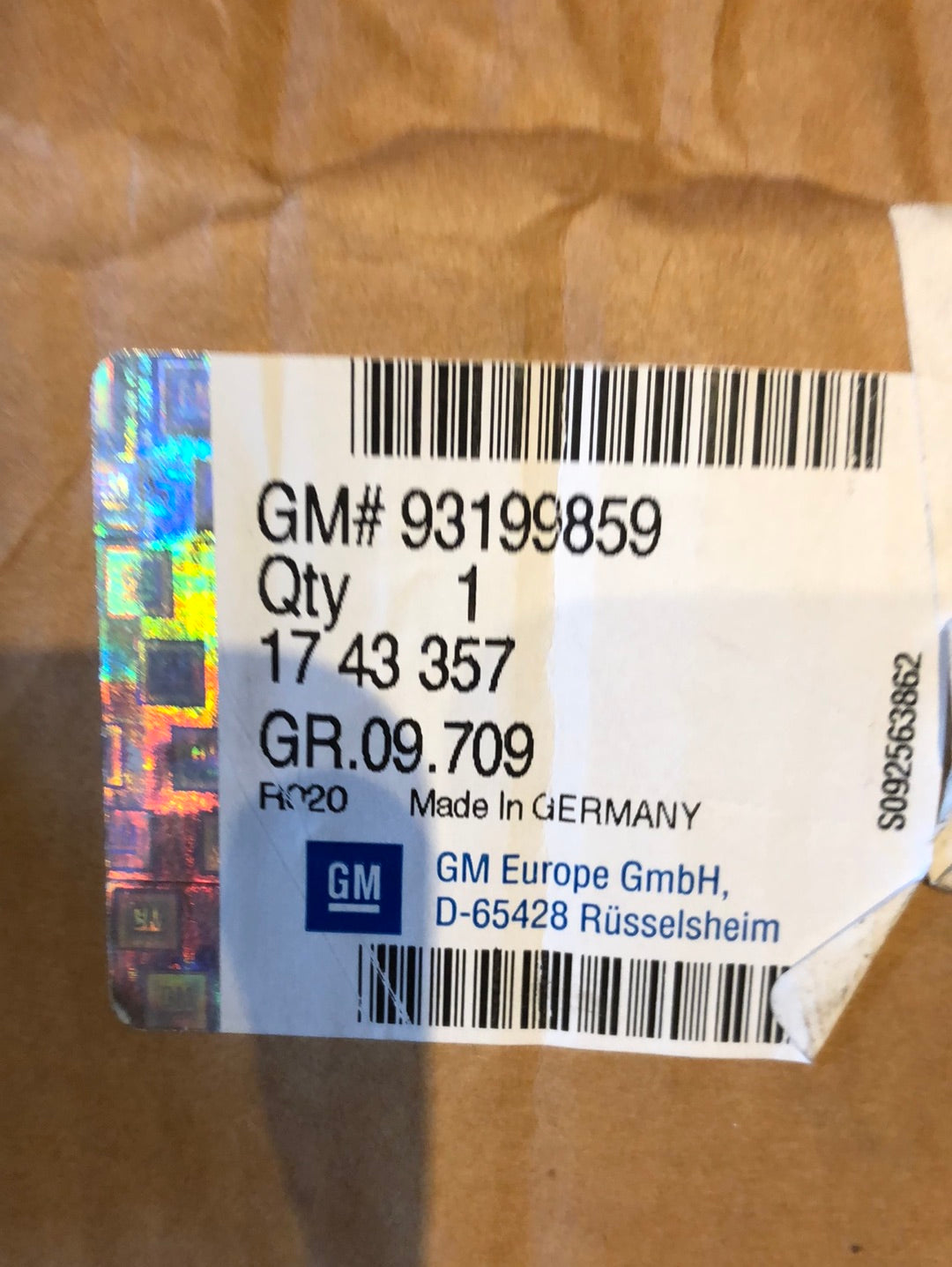 Original GM Opel Meriva B Zafira C Tourer Raucherpaket Neu