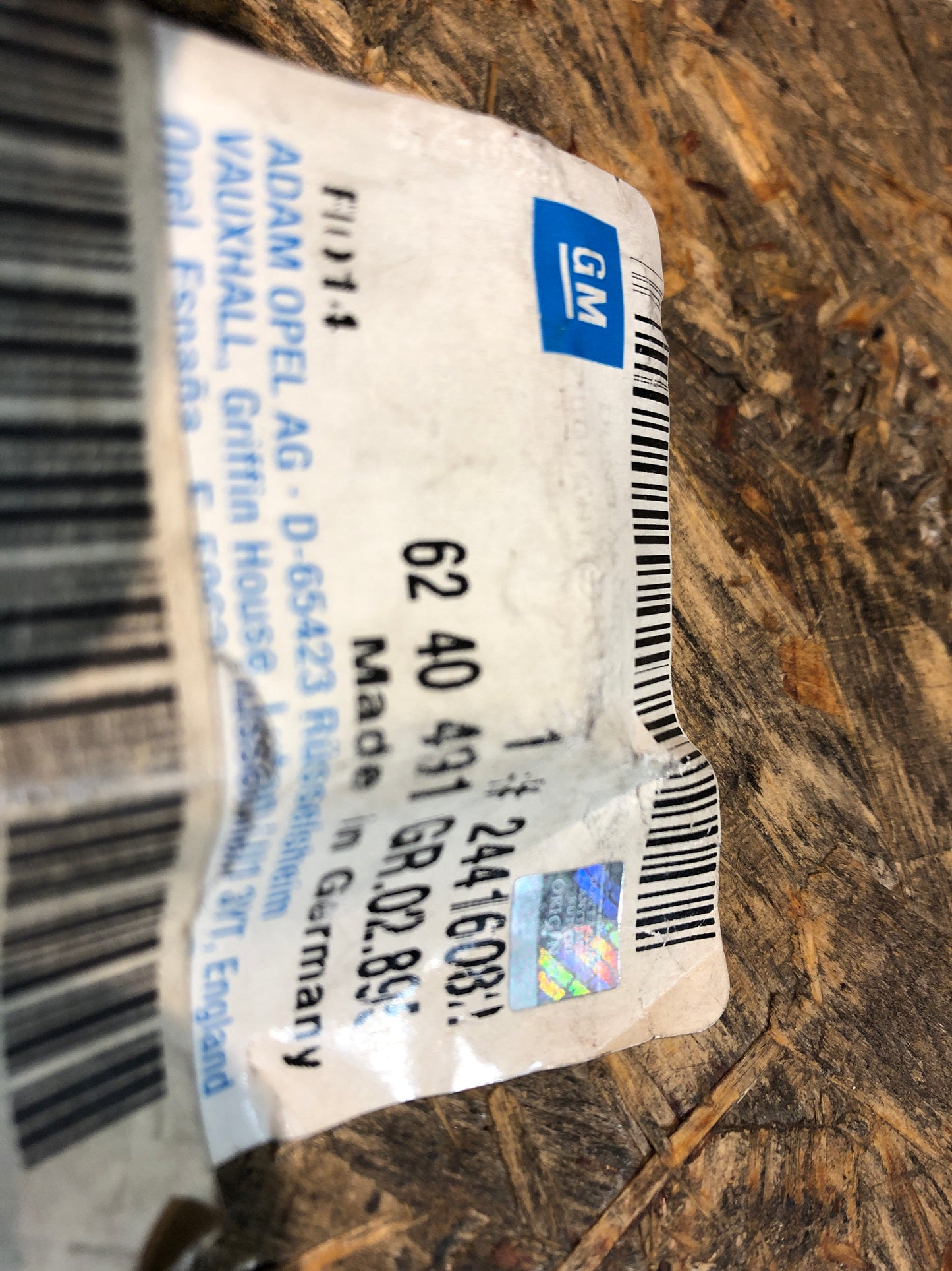 Opel Zafira A Warnblinkschalter Neu