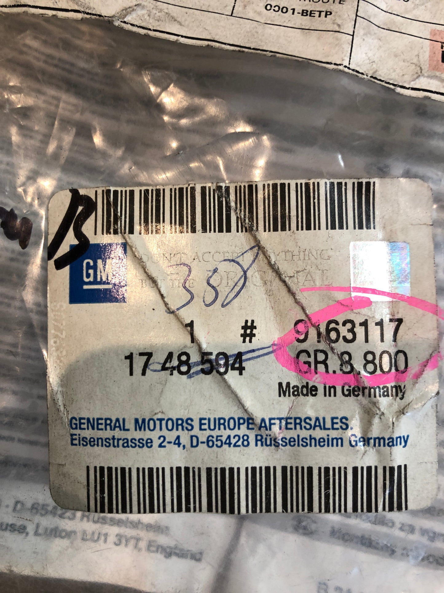 Original Astra H Zafira B Gepäcknetz