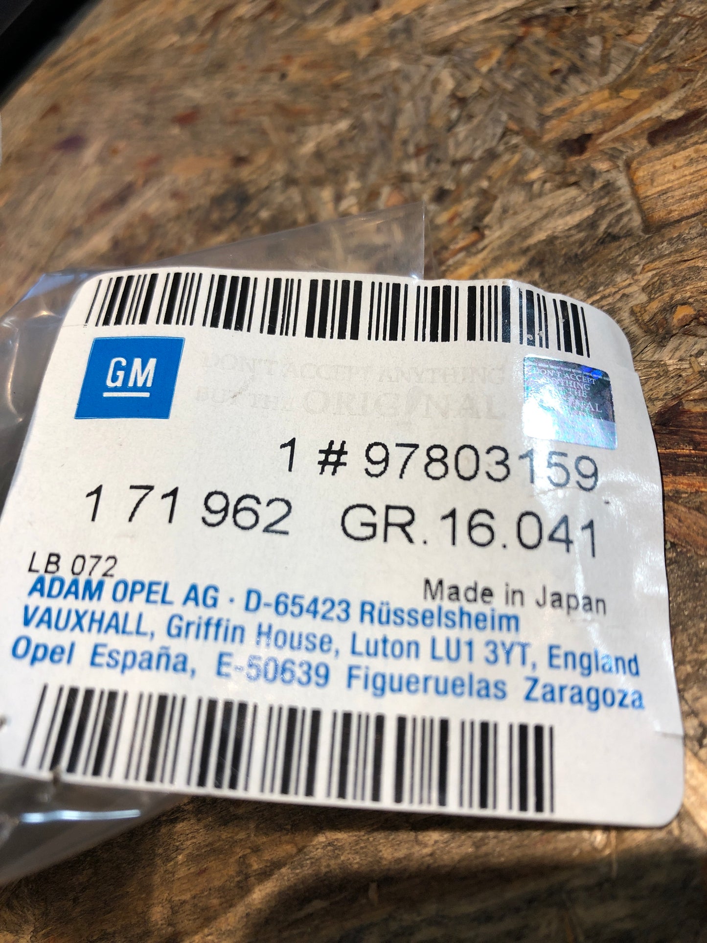 Original Opel Monterey Clip Zierleiste Neu