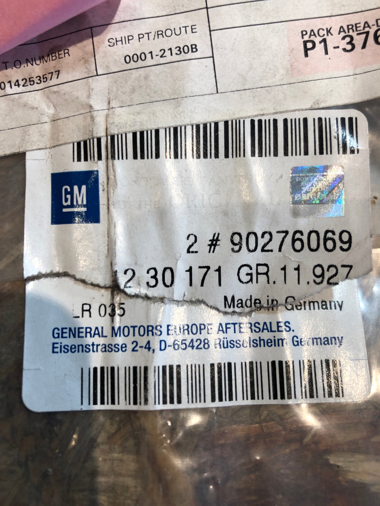 Original GM Opel Corsa C Halterahmen Innenraumleuchte Neu